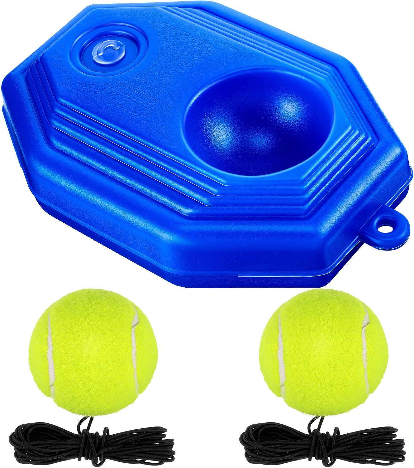 3 Pieces Tennis Training Equipment Tennis Trainer Rebounder Tennis Ball Trainer Set with String for Kids Youth Beginner Practice at Home Training Tool : Sports & Outdoors