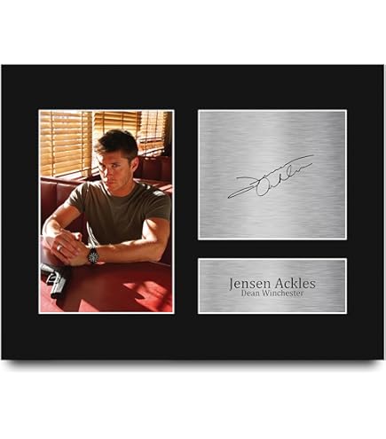 Amazon.com: HWC Trading Jared Padalecki Supernatural Gifts Printed