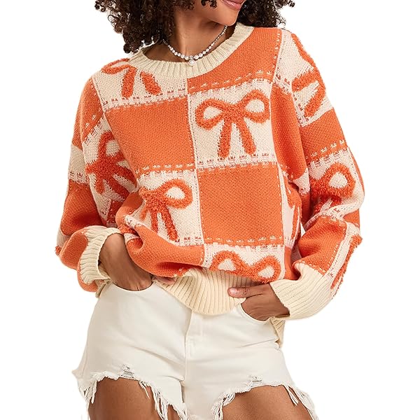 トップス drivers knit archive y2k sullen SOLILOQUY Women Y2K Oversized Sweater Long Sleeve Crew Neck