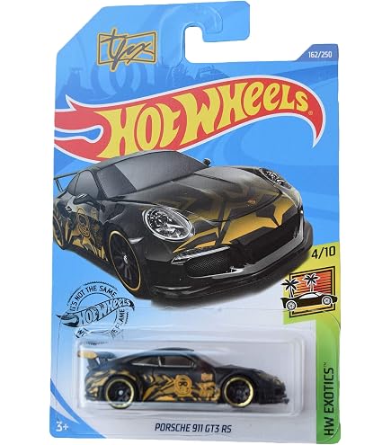 Hot Wheels HW Showroom Porsche 911 GT3 RS Black #157/250 : Amazon