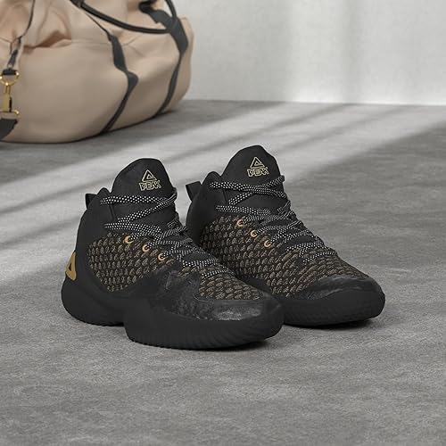 PEAK High Top Mens Basketball Shoes Lou Williams Streetball Master  Breathable Non Slip Outdoor Sneakers Cushio