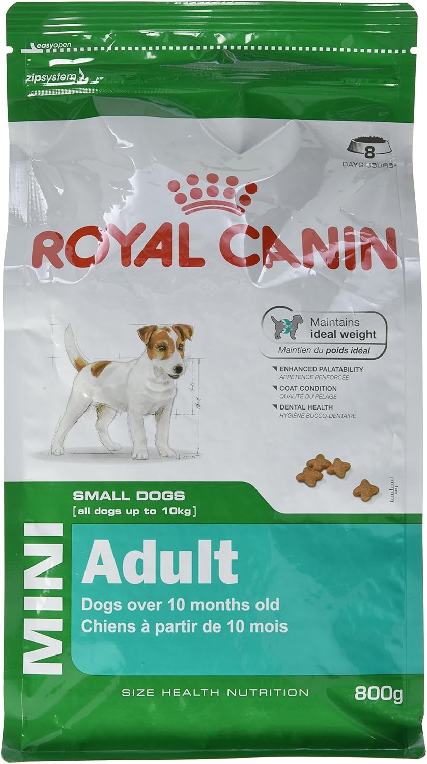 Royal Canin Royal Canin Mini Adult Contenances 800 g Amazon.fr