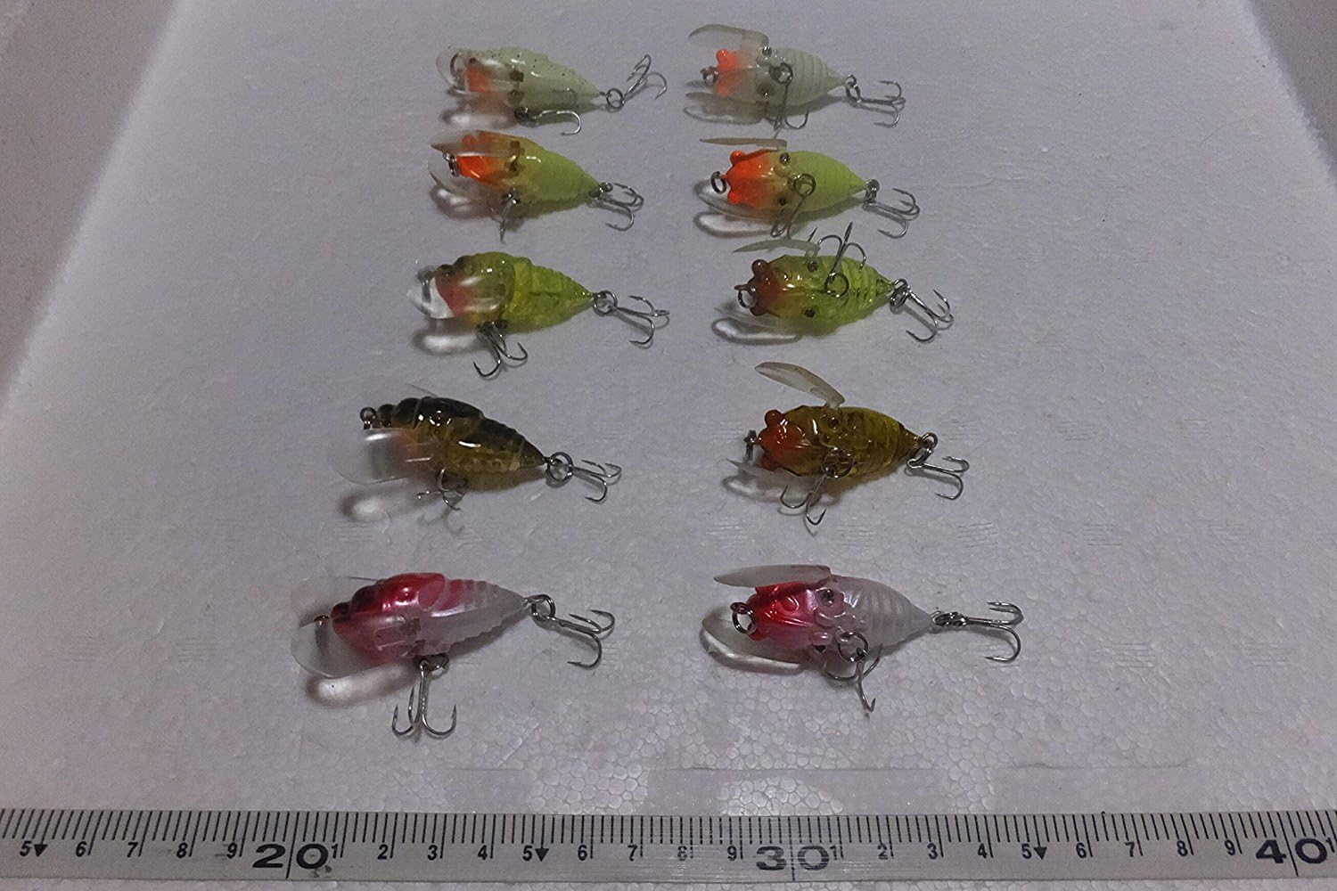 Amazon 虫ルアー セミ 蝉 6g 5個 車 バイク 車 バイク