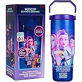 KPop Demon Hunters 30oz Tumbler with Straw and Handle for Girls, Teens, Insulated Stainless Steel Travel Mug, Gifts for Girls