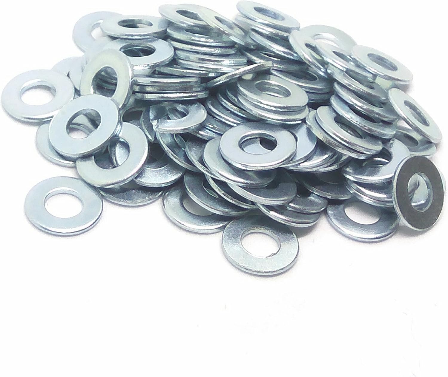 M4 (4mm) Flat Washer (Form A) - Steel (Pack of 100), Silver, M4 - Form A - Image 3