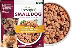Freshpet Healthy & Natural Food for Small Dogs/Breeds, Fresh Grain Free Chicken Recipe, 1lb, Yellow (6-27975-01204-5)