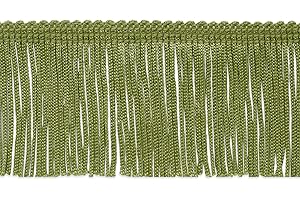 Expo International 5 Yards of 2" Chainette Fringe Trim 5 2", 5 yd x 2", Sage