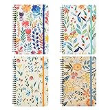 Rhuyoshn Spiral Notebooks 6 × 8 Inch, 4 Pack