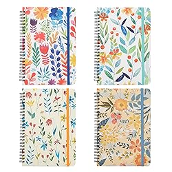 Rhuyoshn Spiral Notebooks 6 × 8 Inch, 4 Pack