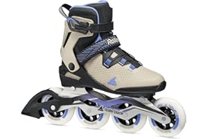 Rollerblade Macroblade 90 Women's Adult Fitness Inline Skate, Black and Cornflower. Performance Inline Skate