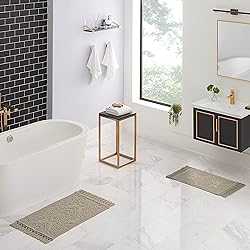 Jean Pierre - Ricardo Bath Mats, Set of 2 Woven