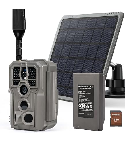 Amazon.com: GardePro X66 Pro Solar Cellular Trail Camera