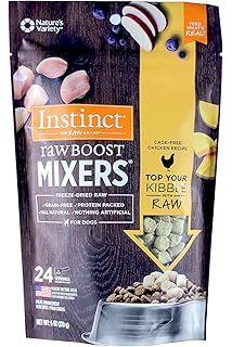 nature's variety instinct raw boost mixers