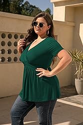 TIANZHU Women'S Plus Size Dressy patrick shirts for