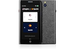 PHILIMORE Language Translator Device No WiFi Needed, 2024 Latest Two-Way Language Translator in 139+ Languages Online/Offline/AI/Voice/Photo Translation Portable Instant Translator for Business Study Travel