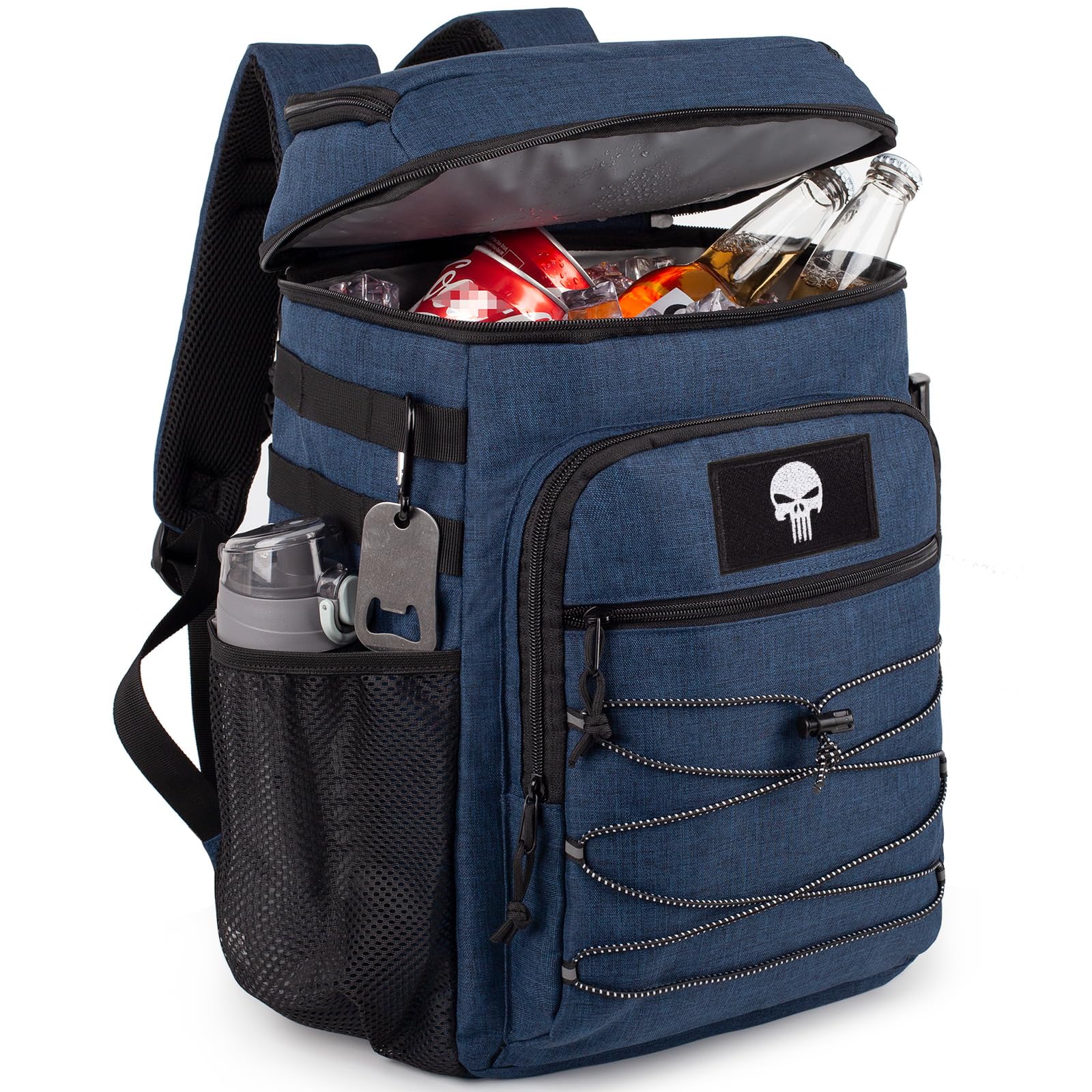 Taktischer Kühlrucksack – 25L Isolierter Rucksack, Auslaufsicher & Robust – Großer Lunch-Rucksack, Wasserdichter Eisrucksack für Männer, Frauen, Arbeit, Tagesausflüge, Camping, Strand & Wandern