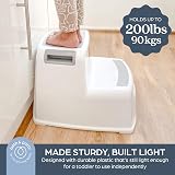 Dreambaby Two-Up Step Stool Toddler Bath Kitchen Non-Slip 200 Lb view 3