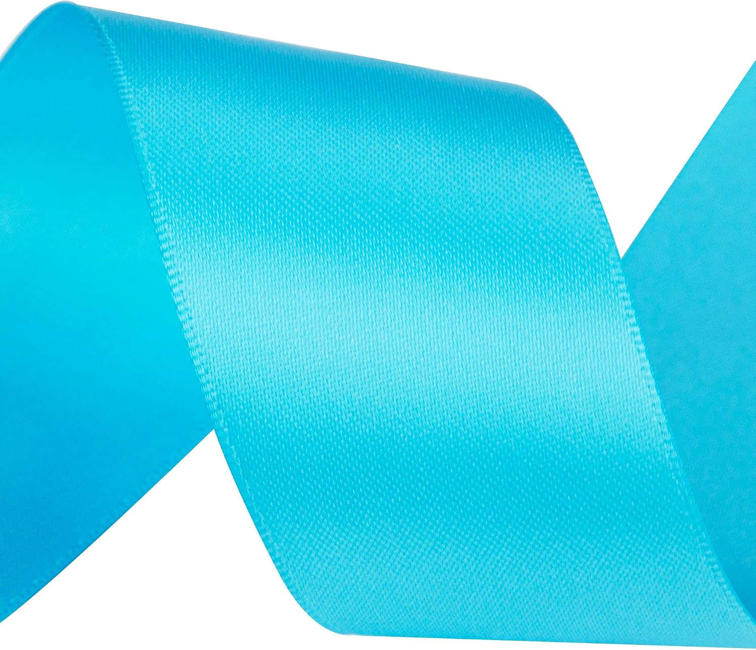 VATIN 38mm inches Wide Double Faced Polyester Copen Blue Satin Ribbon Continuous Ribbon- 23 Metre - Image 5