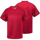 babyhealthy Youth Blank Football Jersey Mesh Athletic Practice Sports Shirt Hip Hop Soccer Tee Unisex