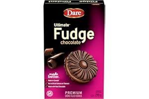 Dare Ultimate Chocolate Fudge - Crunchy Sandwich Cookies with Real Chocolate 290g Unit Pack
