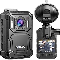 BOBLOV N9 Mini Body Cam, 64 GB Full HD 1296P, draagbare kleine