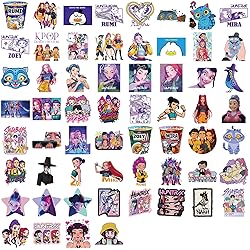 60Pcs Demon Movie Hunters Stickers, Korean Idol