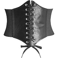 Amazon.com: YooAi Leather Corset Belt for Women - Lace-up 