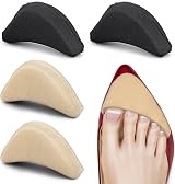 WLLHYF 2 Pairs Soft Sponge Adjustable Shoe Filler Big Toe Plug Foot Brace view 1