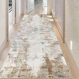 Famibay Hallway Runner Rug 80x300CM Non Slip Long Beige Brown Washable view 5