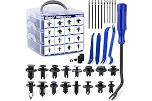 Lot de 805 rivets en nylon pour voiture, pour pare-chocs, garde-boue, panneau de garniture de porte, Toyota GM, Ford, Honda, 