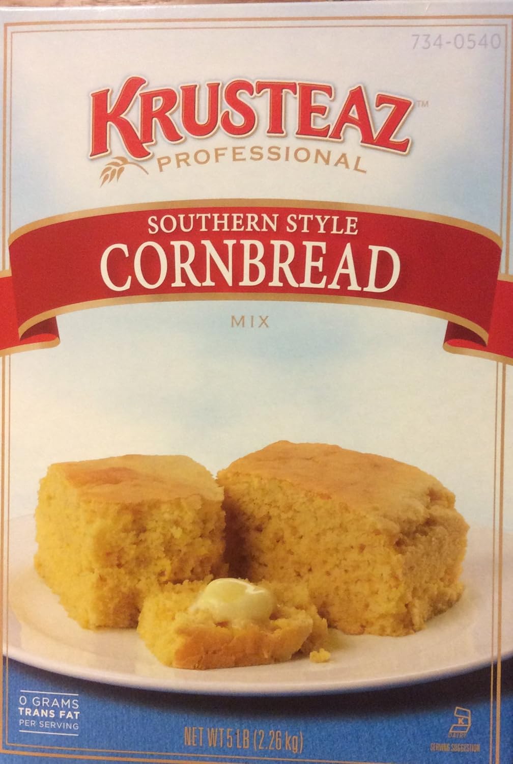 Krusteaz Old Fashioned SOUTHERN STYLE CORNBREAD Mix 5lbs. Restaurant Quality