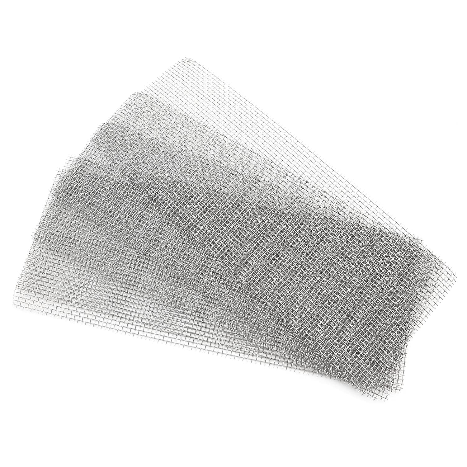 Photo 1 of SQXBK Wire Mesh Pad 5PCS 8 x 20cm / 3.15 x 7.87inch Aquarium Fish Tank Plants Stainless Steel Wire Mesh Pads Moss Nets