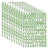 WNYT 1210 pcs 10 Sheets Letter Stickers,Vinyl Self