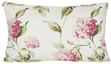 Hydrangea Decorative Pillow Case Rectangular Cushion Cover Laura