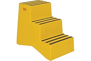 3-Step Poly Step Stool Yellow