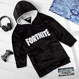 Fortnite Oversized Hoodie Blanket for Kids Fleece Hoodie Poncho Black Print 14+ view 2