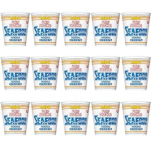 Cup Noodle Seafood Mini 1.3oz 15pcs Box Set Nissinn Japanese Instant Ramen Ninjapo