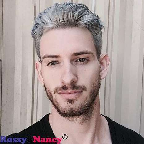 Rossy Nancy Men Hairpiece Real French Lace Human Hair Replacement
