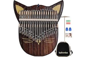 MDKABA kalimba thumb piano 17 key finger piano musical instrument gift + shoulder bag