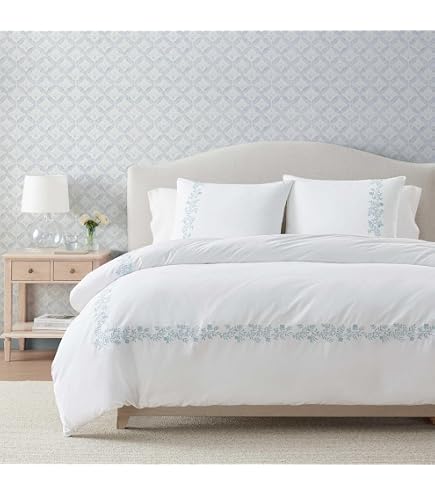 Amazon.com: Martha Stewart - King Duvet Cover Set, 100% Soft