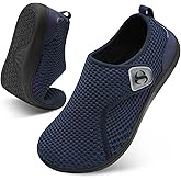 Womens Walking Shoes Comfortable Wide Diabetic Shoes Adjustable Zero Drop Edema Shoe Breathable Neuropathy Nursing Shoes Casual Wide Width Sneakers