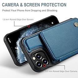Vinich for iPhone 11 Pro Max Wallet Case with Card