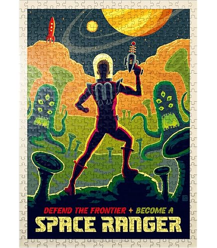 Devils Tower, WY: Alien Visitation, Vintage Poster