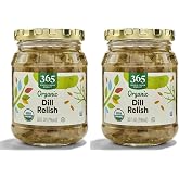 365 by Whole Foods Market, Pickles Dill Relish Organic, 10 Fl Oz (Pack of 2)