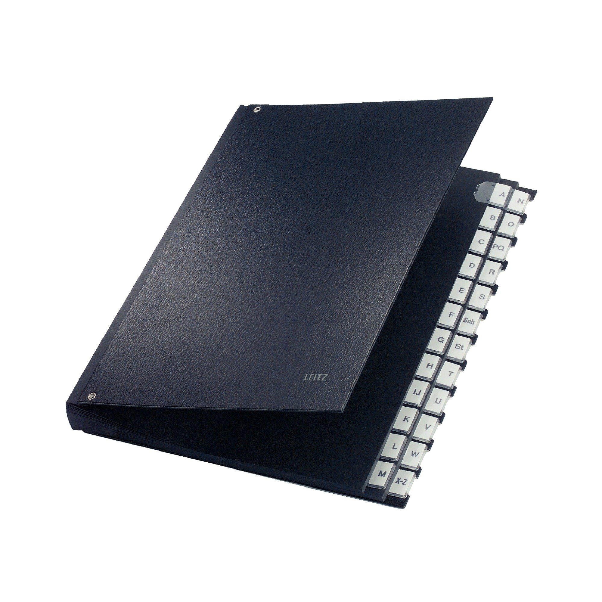 Leitz 59240095 A-Z Index File 24 Sections Polypropylene Black