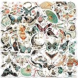 Vintage Chinoiserie Art Stickers - 50Pcs Vinyl