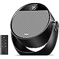 Dreo Space Heater, Portable Electric Heaters with Remote, 60° Adjustable Tilt, Adjustable Thermostat, 3 Heat & 3 Fan Levels,