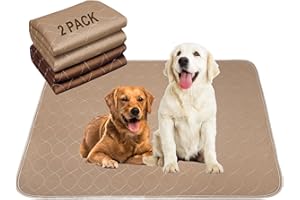 Paw Legend Washable Reusable Dog Pee Pads Super Absorbent (2 Pack) - Washable Reusable Puppy Training Pads | Quality Travel Pee Pads for Dogs | Absorbent and Odor Controlling