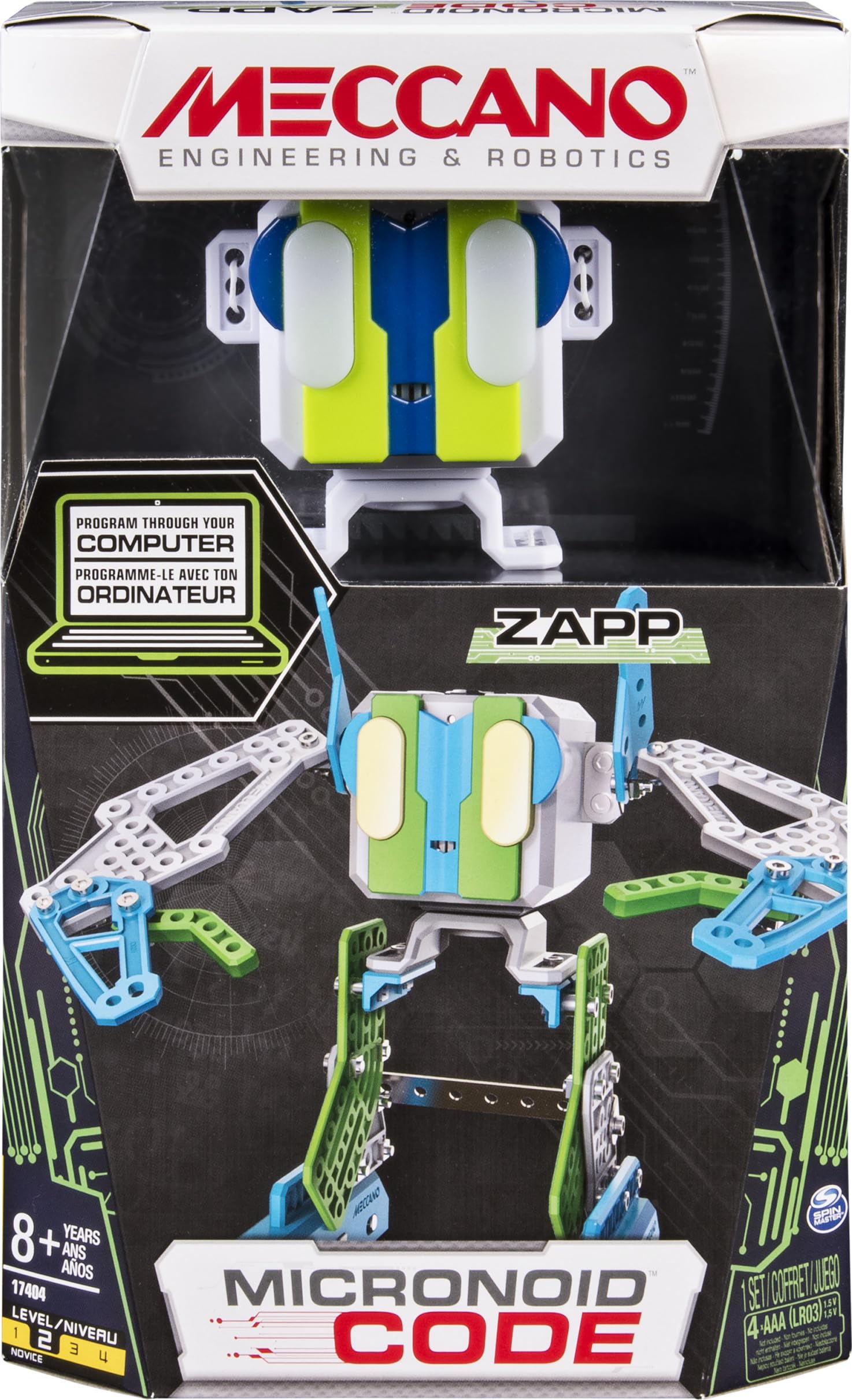 MECCANO MICRONOID CODE ZAPP -