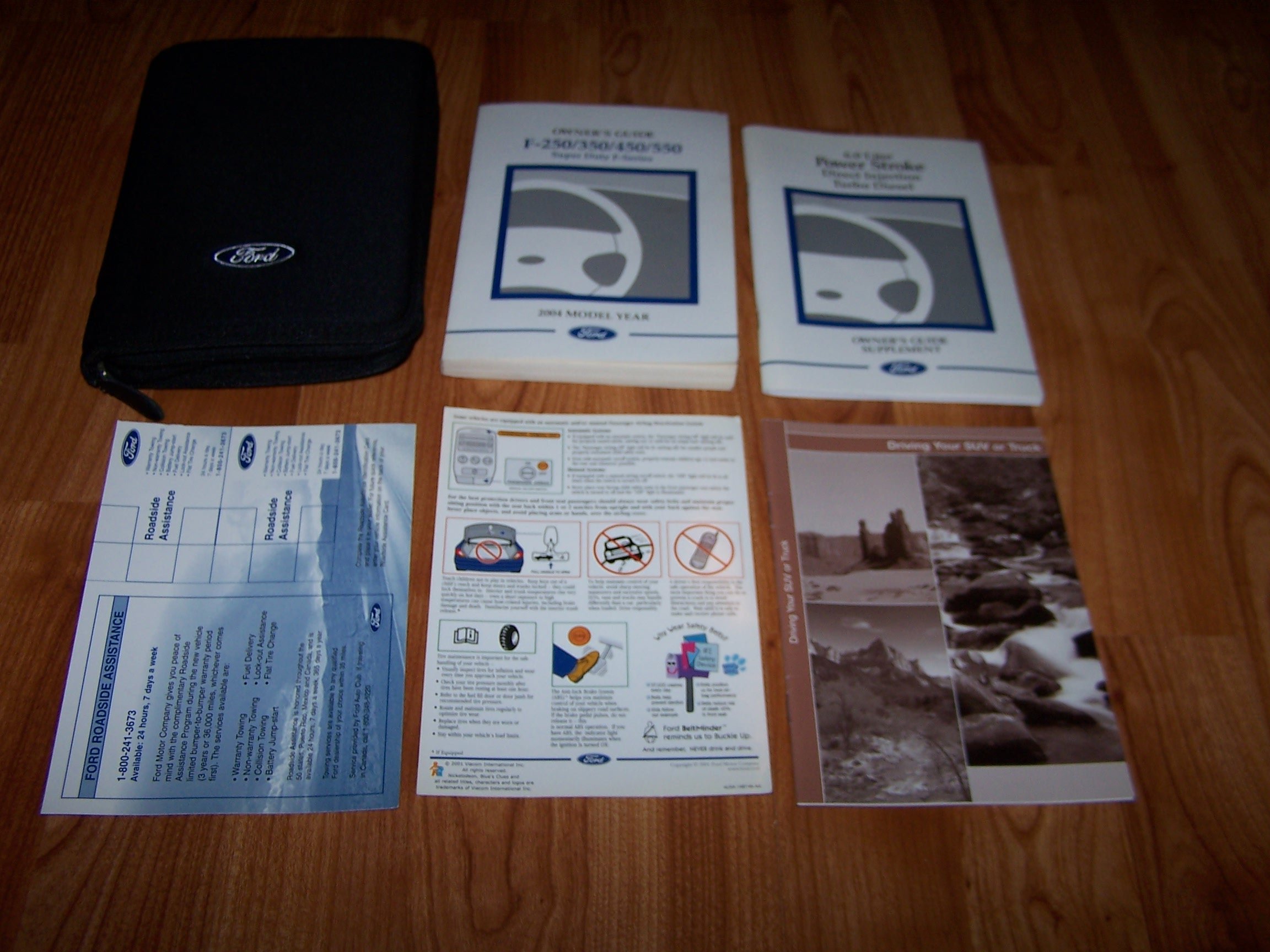 2004 Ford F250 Superduty Diesel Owners Manual Paperback – 2004